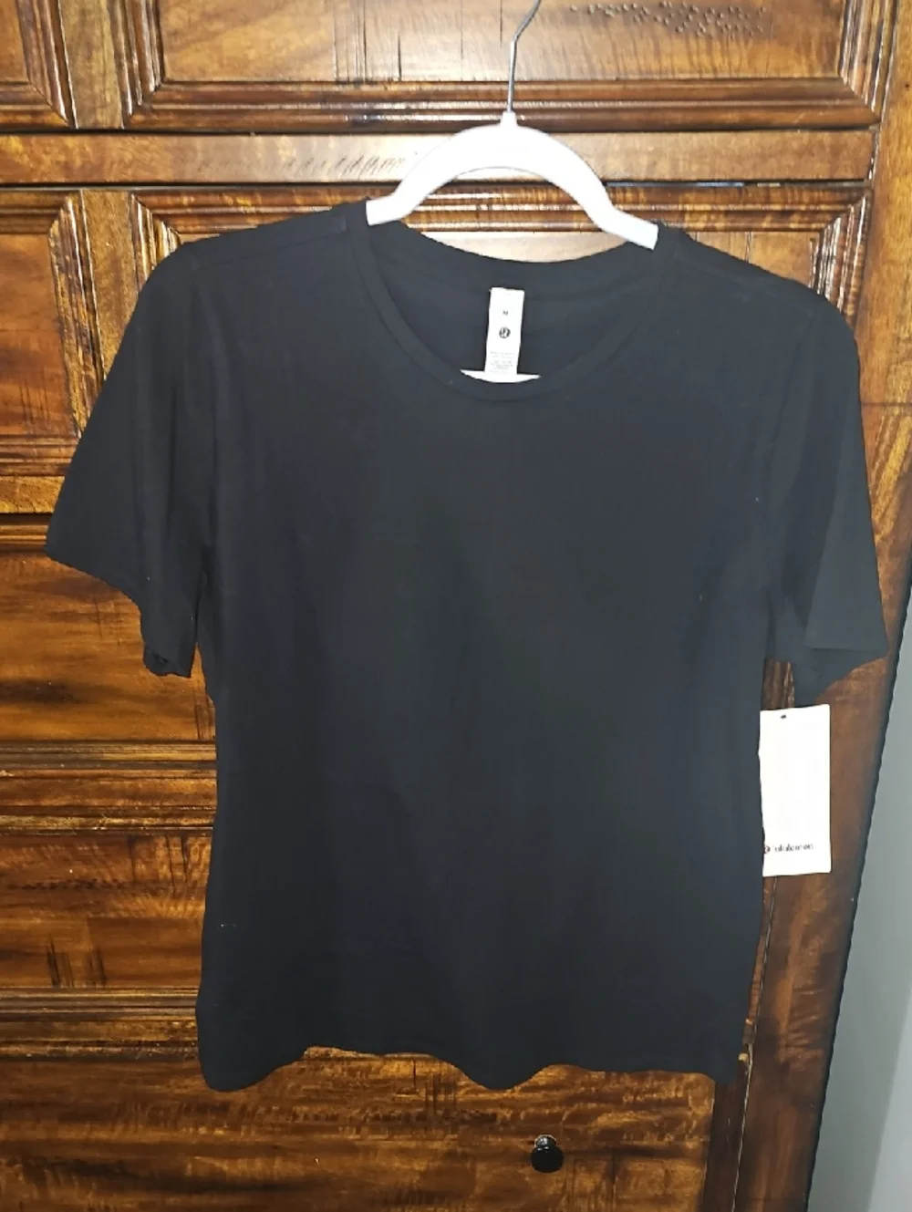 Lululemon Nwts Love Organic Cotton Crewneck-TShirt! BLK, Sz Medium!
